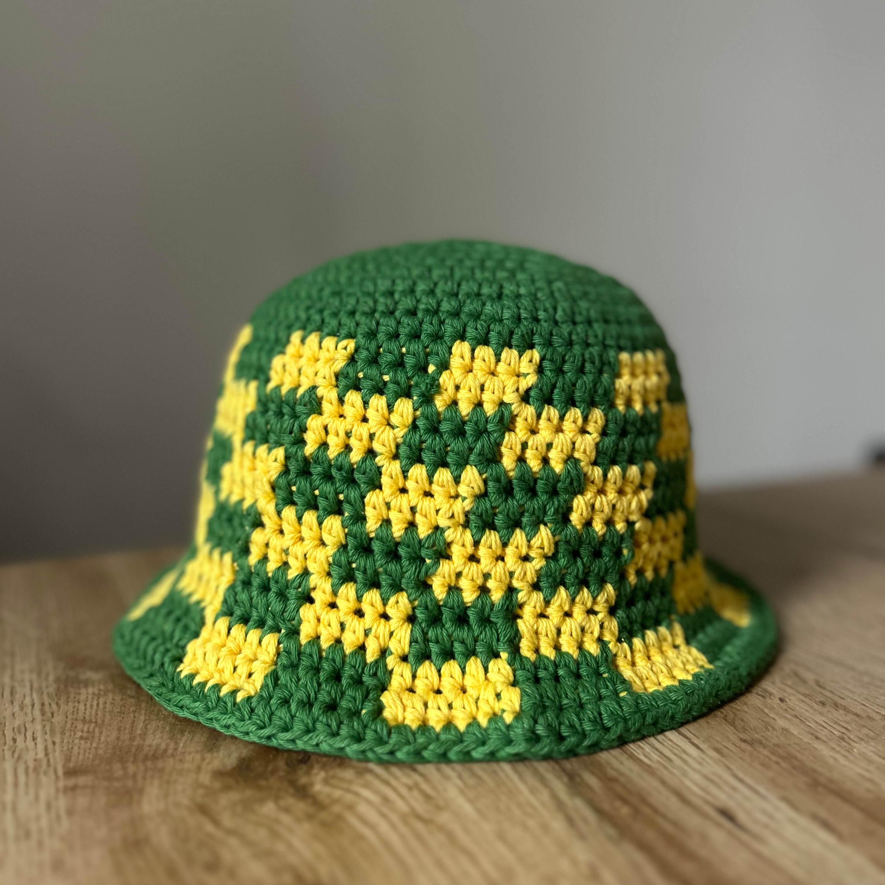 Checkered Bucket Hat